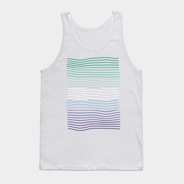 Gay Men Pride Tank Top by LanakilaStudio